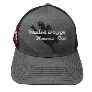 Daniel Dopps Memorial Rodeo Trucker Hat Gray One Size Adjustable Mesh Back HS